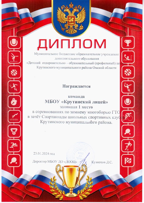 грамота спорт