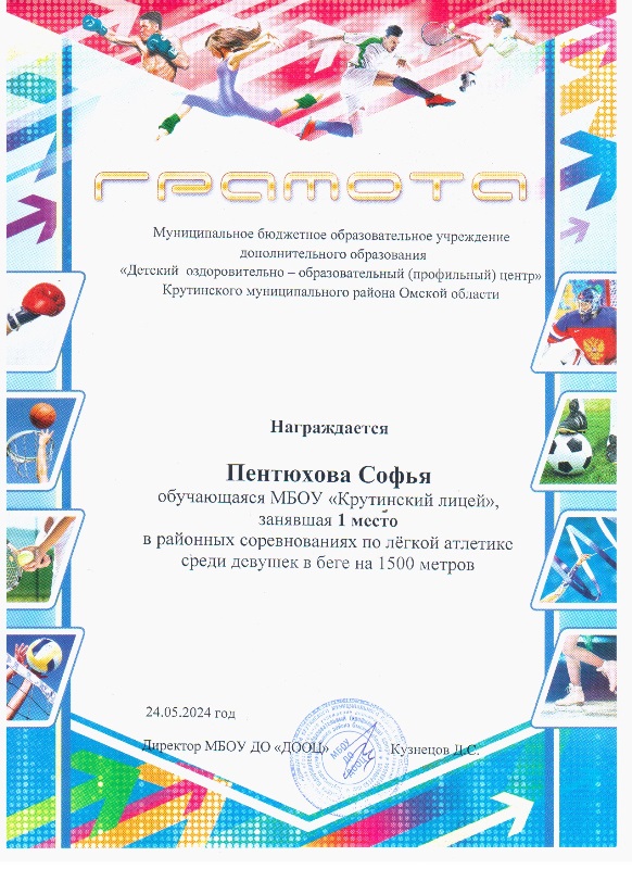 грамота спорт