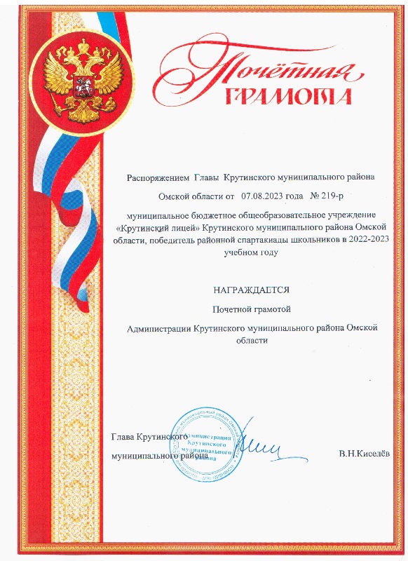 грамота спорт