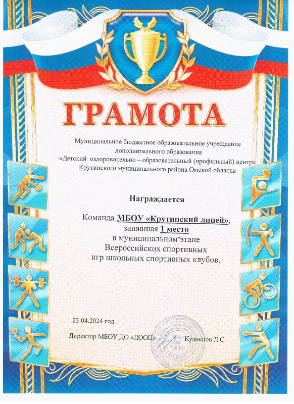 грамота спорт