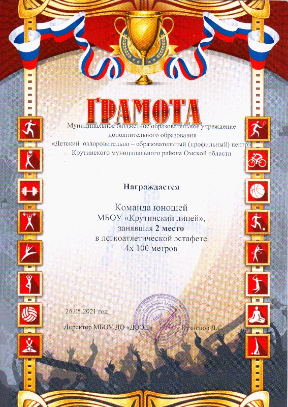 грамота спорт